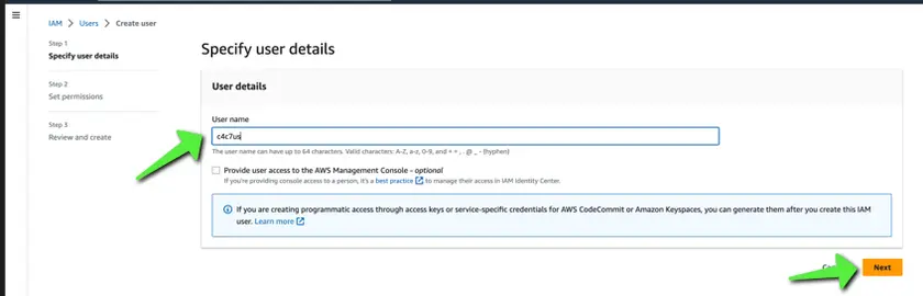 AWS Policies for C4C7OS Integration - imagen 12