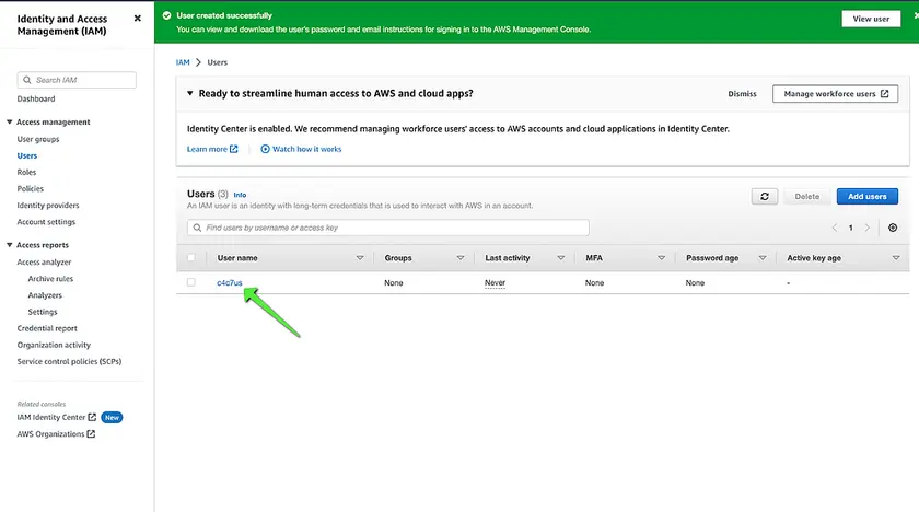 AWS Policies for C4C7OS Integration - imagen 16