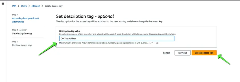 AWS Policies for C4C7OS Integration - imagen 20