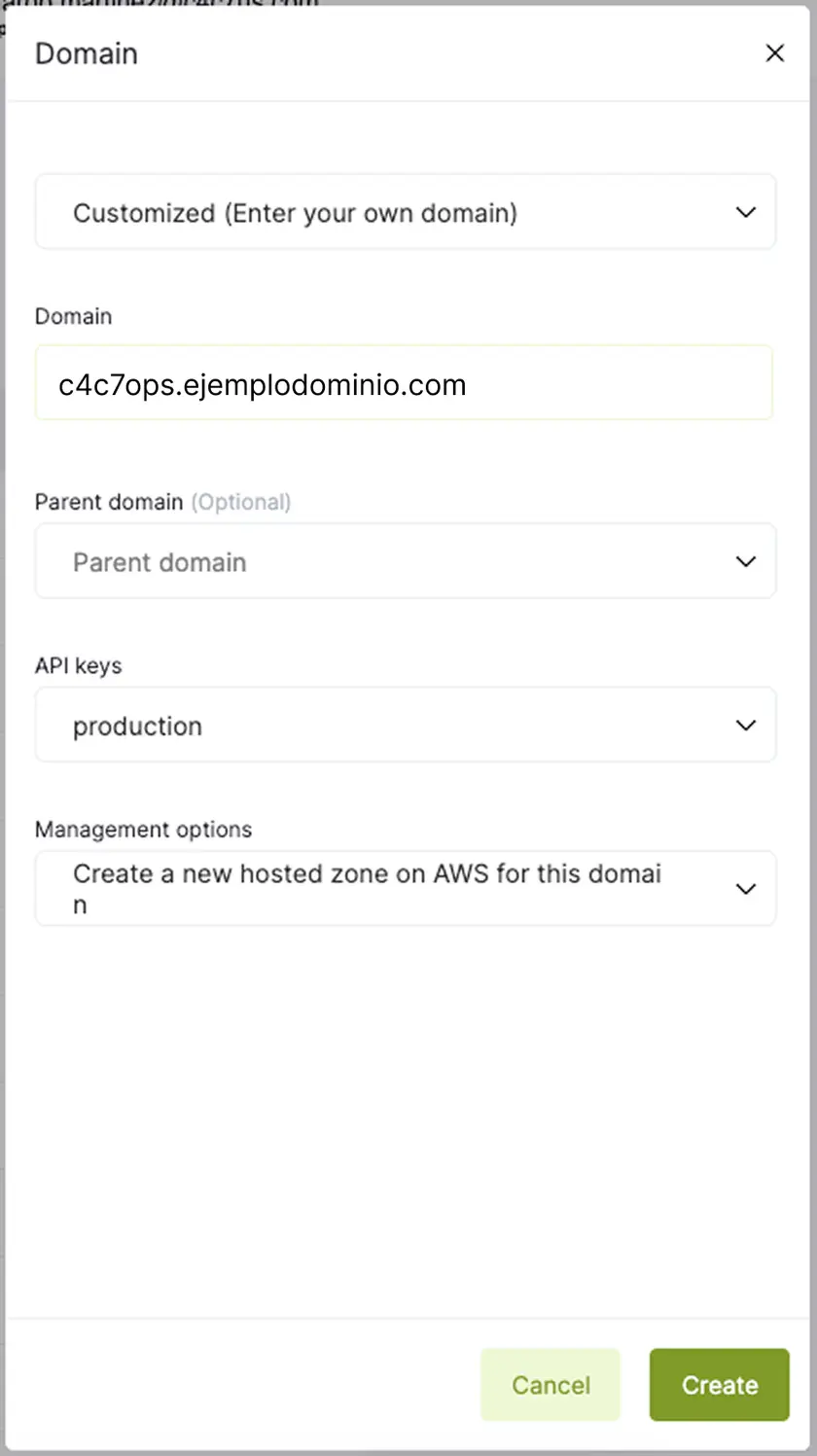 Cómo vincular Dominio creado en C4C7OPS como un subdominio en su proveedor de host web - imagen 1