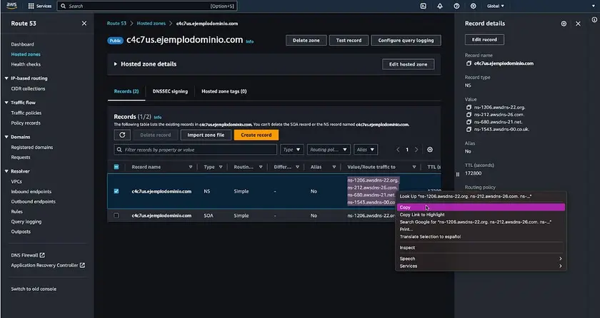 Cómo vincular Dominio creado en C4C7OPS como un subdominio en su proveedor de host web - imagen 3