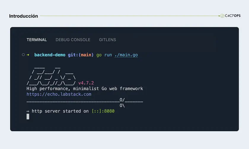 Desplegar un servicio backend HTTP en C4C7OPS - imagen 1