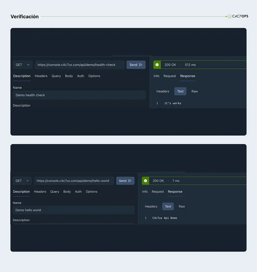 Desplegar un servicio backend HTTP en C4C7OPS - imagen 8