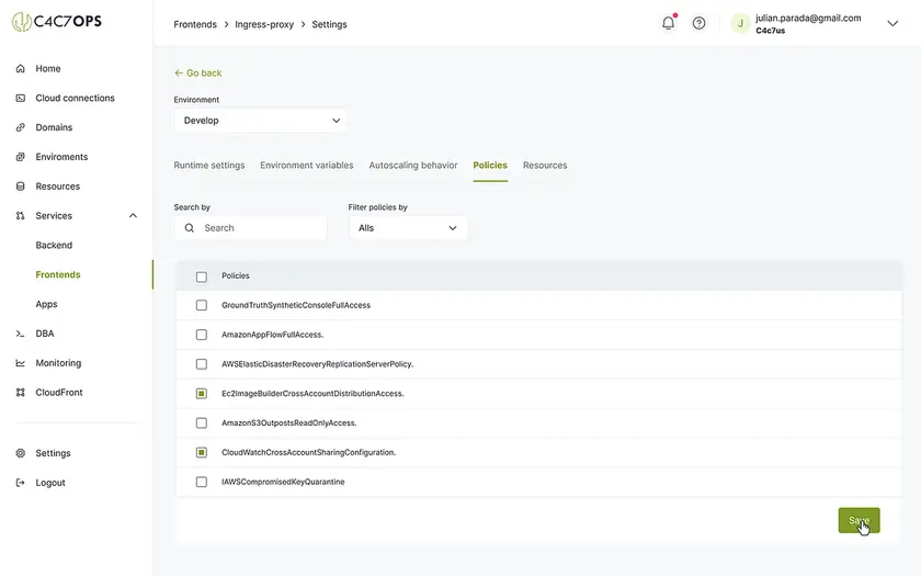 Despliega un repositorio frontend utilizando la consola de C4C7OPS - imagen 10