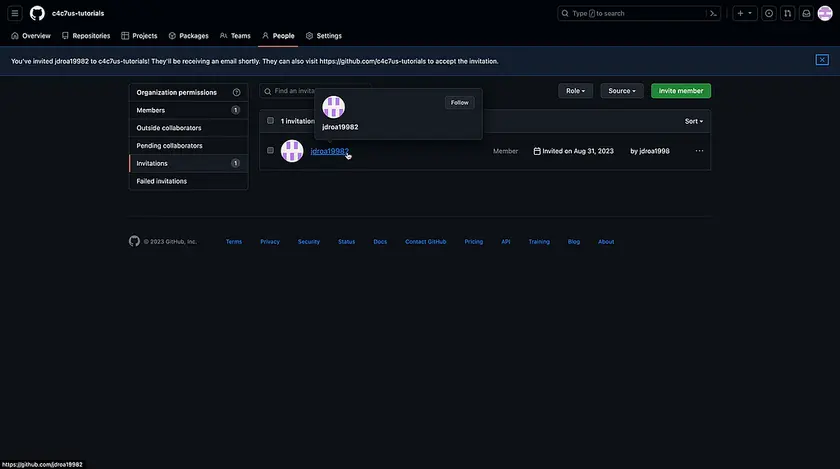 Vincular un proveedor Git con la consola de C4C7OPS - imagen 10
